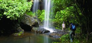 cambodia waterfall trekking
